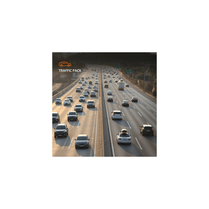 Licencia para camaras serie P Hanwha para plataforma abierta, Solucion de trafico de automoviles